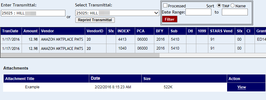 View link to Print an Attachment