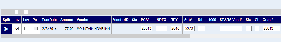 Approver check boxes