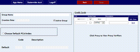 blank Group Name field