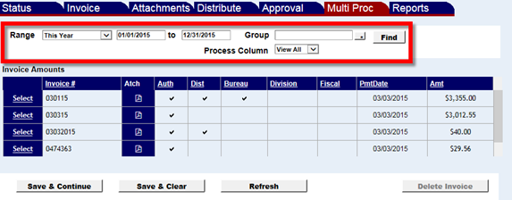 search fields highlighted