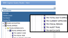  a list of the IBIS query objects highlighted